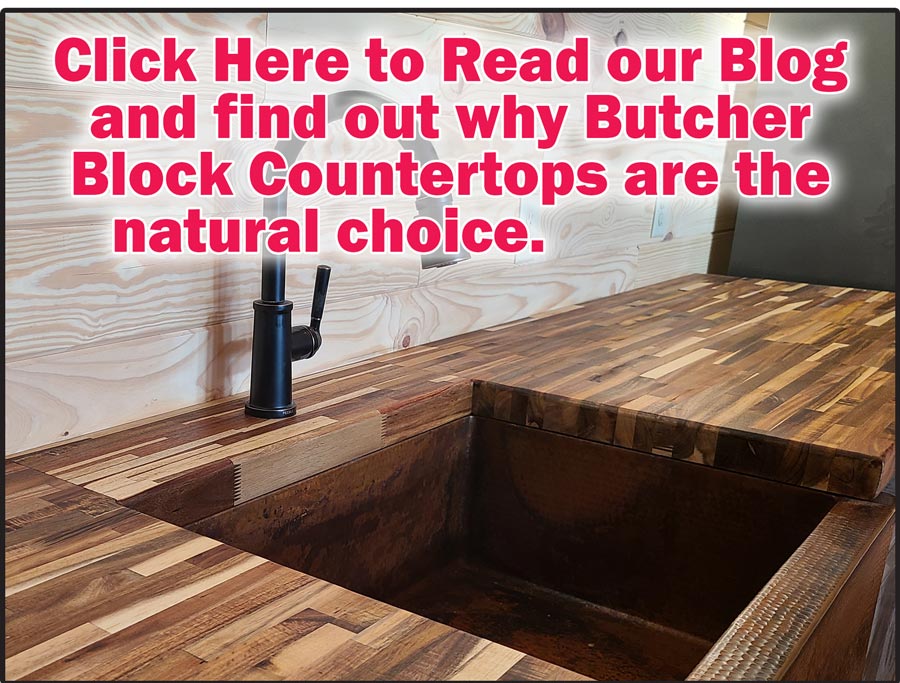 Click here to read our blog and find out why Butcher Block Countertops are the natural choice image