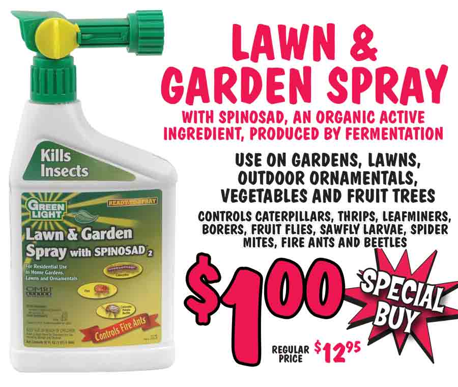 Lawn and Garden Spray – $1 SPECIAL BUY