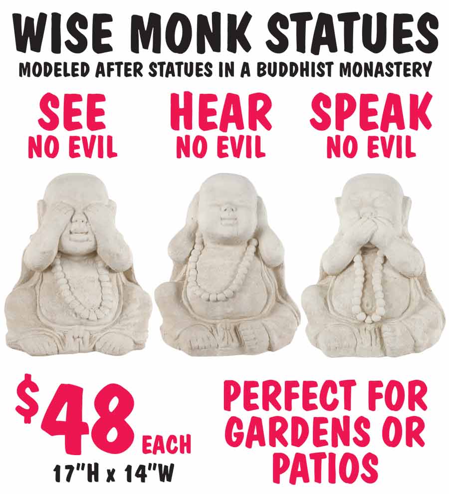 Wise Monk Statues – 17