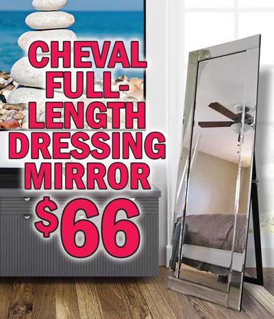 Cheval Full-Length Dressing Mirror $66